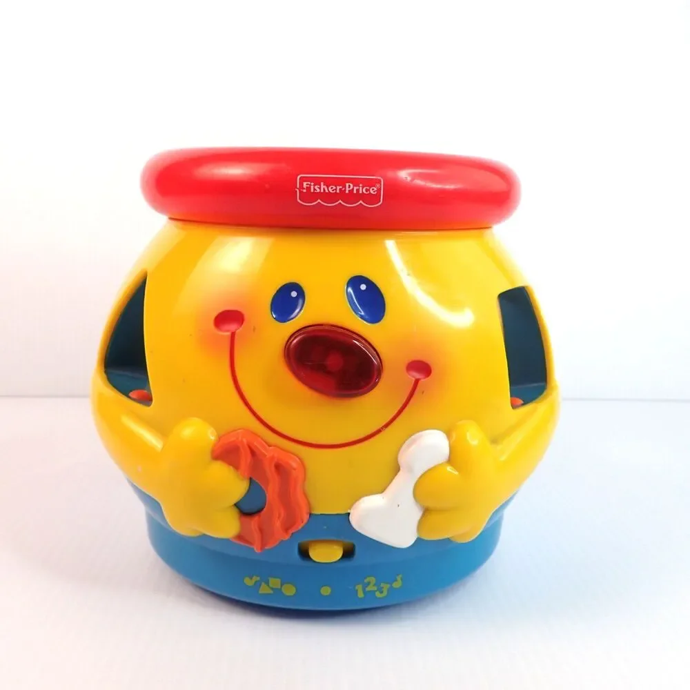Vtg 1999 Fisher-Price Musical Laugh & Learn Cookie Jar Shape Sorter BOWL ONLY